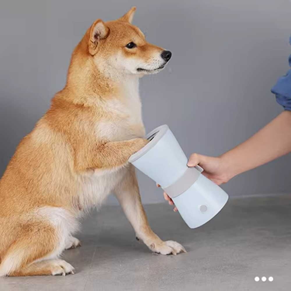 [해외] 강아지 발 세척기 자동발세척 발닦이 발씻기 산책용
