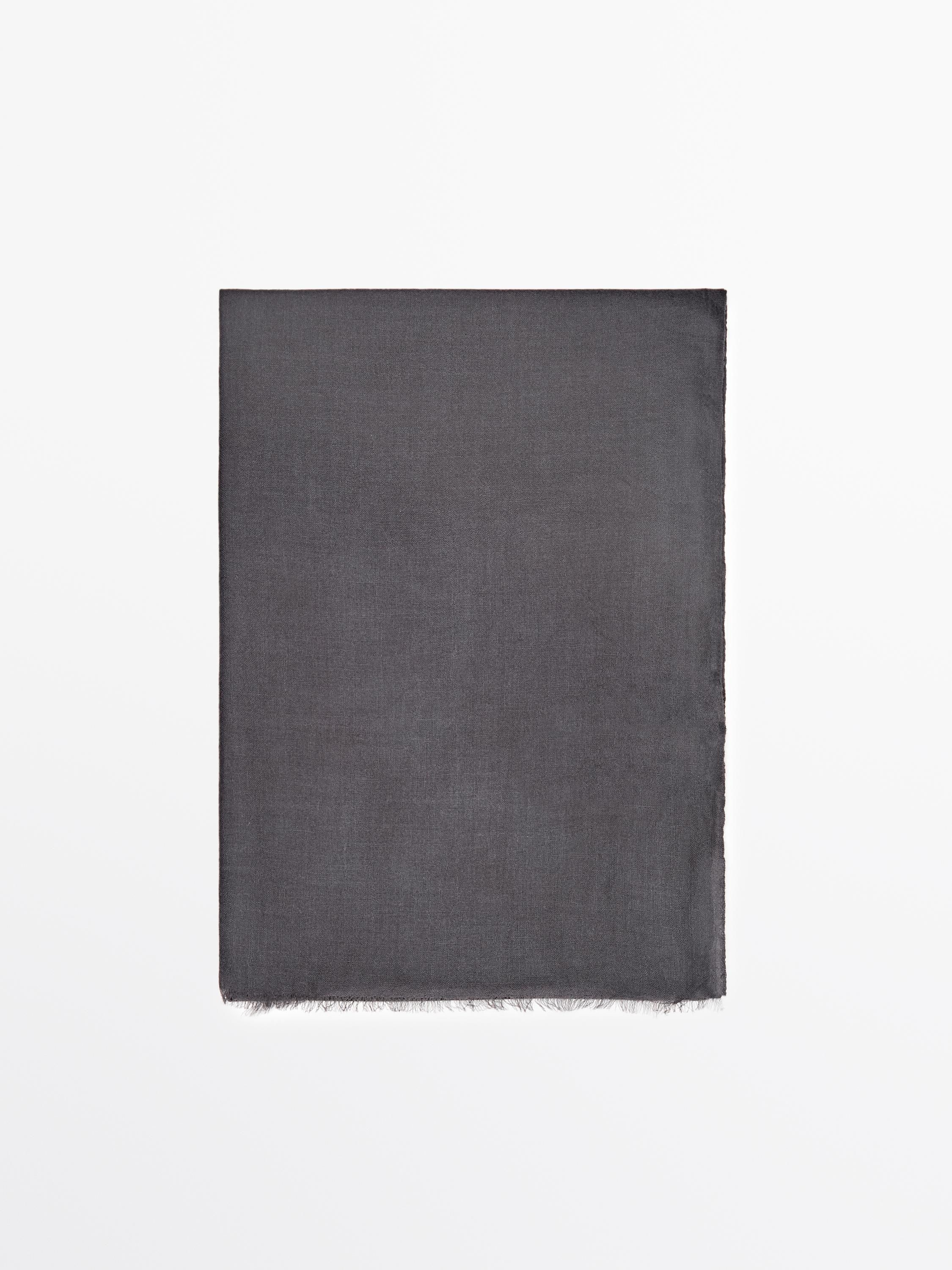 마시모두띠 섬세하고 경량 울 스카프 Marineblau 6343808