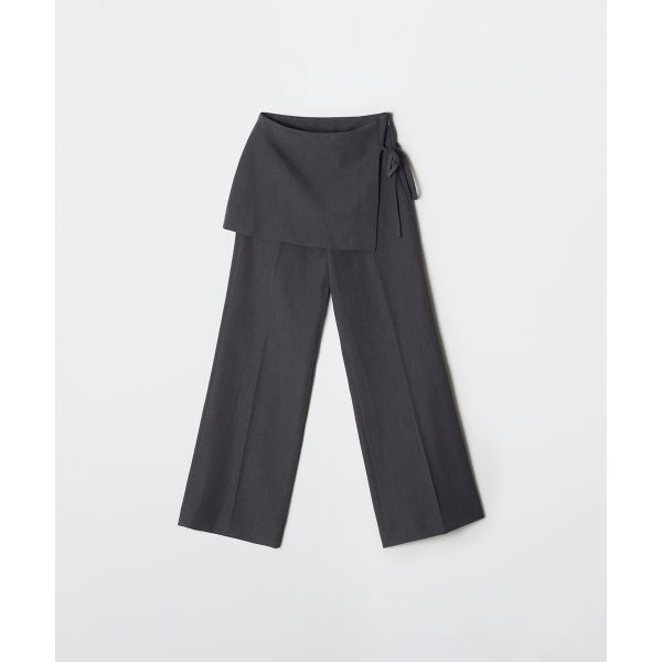 SPAO <매장정품> 스파오 SPAO 랩 플레어 와이드 슬랙스_SPTAG23W03 SPTAG23W03 152274