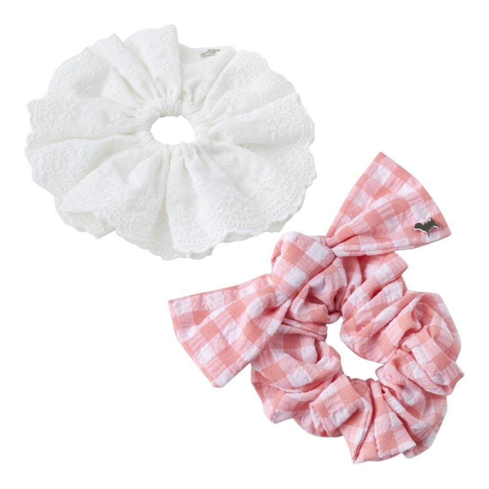 블루독 [AK수원점] [블루독] 깅엄체크스크런치PK(26119-871-50)아동 초딩 곱창 머리끈