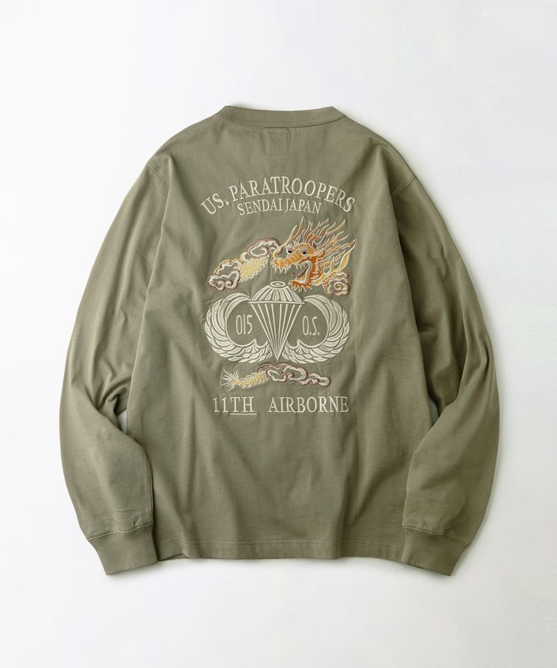 시리즈 아웃스탠딩 MIL LONG SLEEVESOUVENIR_KHAKI GRAY 382074