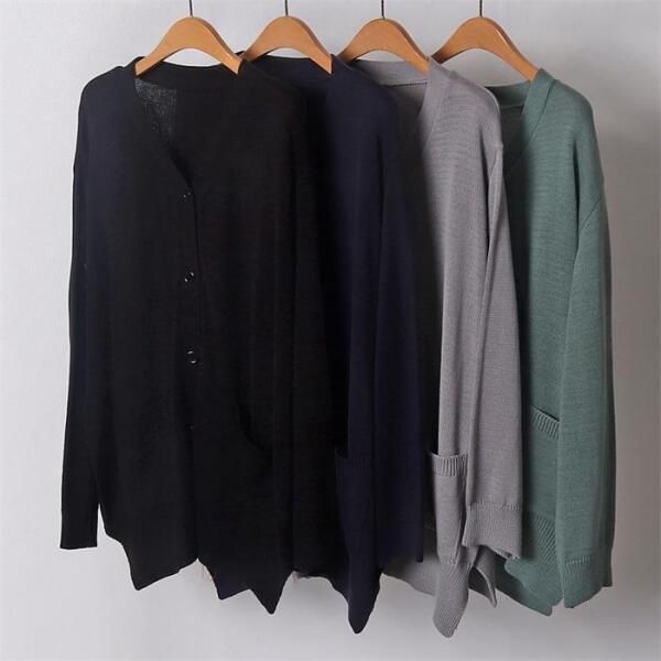 [강물처럼] 빅사이즈사랑해요 D101L202 포켓데일리트임가디건 EB (8167224A)