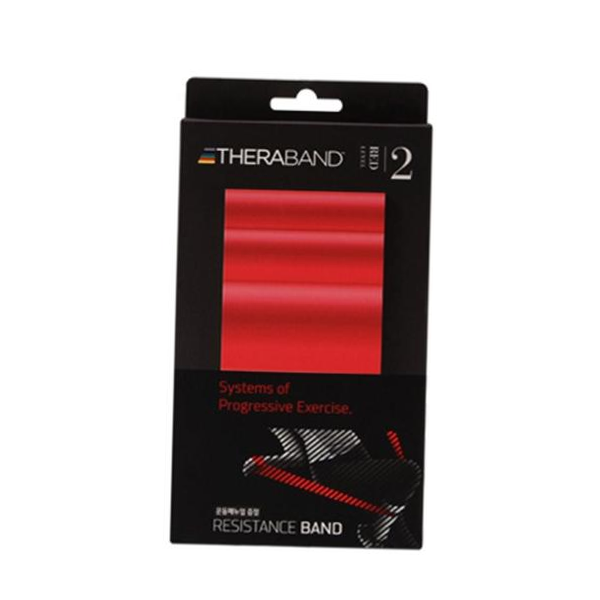 The Hygenic Cor 전신운동밴드 세라 라텍스밴드 2단계 빨강 여성용 스트레칭 운동 1P