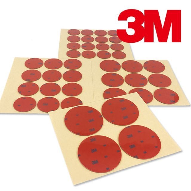 3M 5069G 강력 그레이 폼 원형 양면테이프 [W6F89A3]