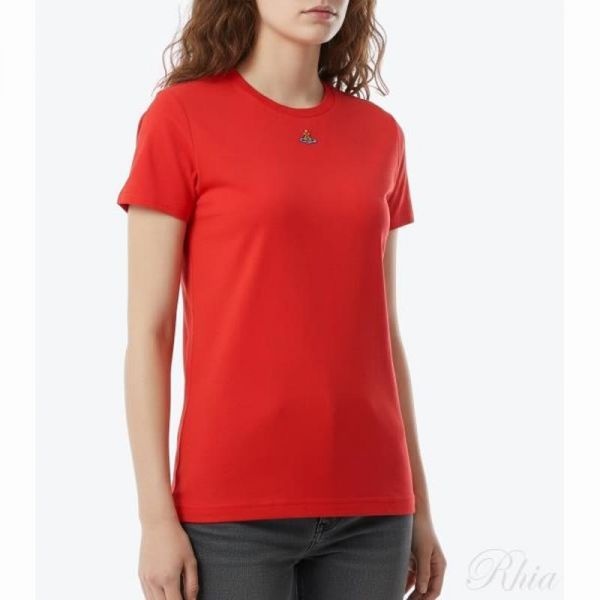 비비안웨스트우드 ORB 페루 티셔츠 3G010017 J001M H410