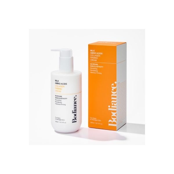 기초보습 바디언스 밀크아미노산 콜라겐 리프팅 탄력 바디크림 300ml 엉덩이 가슴 목 안티에이징 영양크림