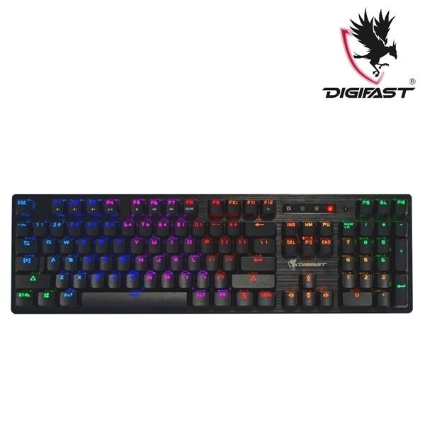 UnKnown Digifast 유선 기계식 키보드, DG-LK32, 광축리니어 블랙 USB