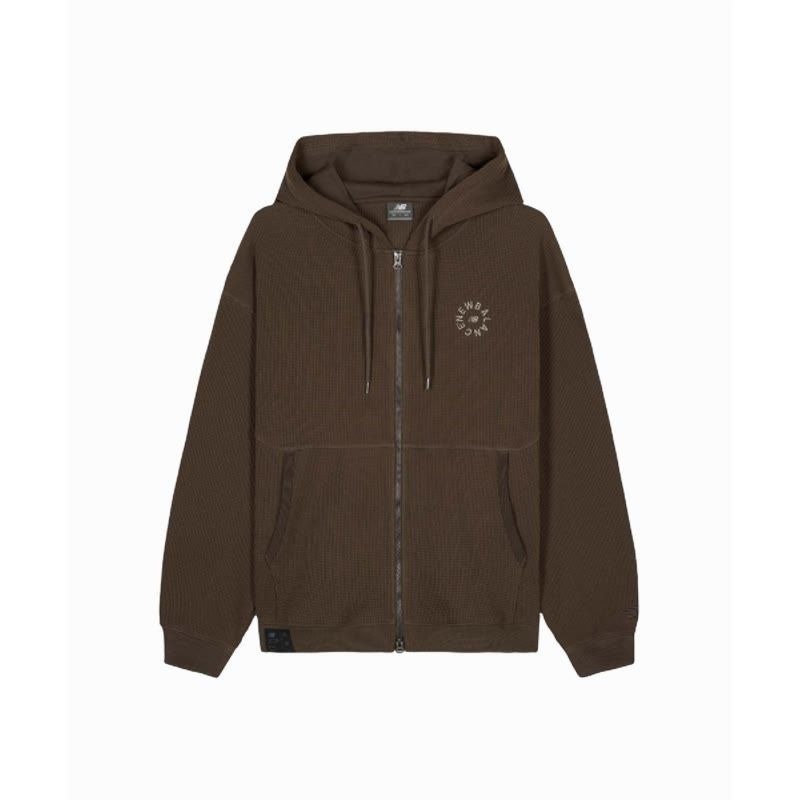 뉴발란스 NEW BALANCE NBMDG21323 UNI 740 Shifted 와플 후드집업 BROWN NBMDG2132385 150968