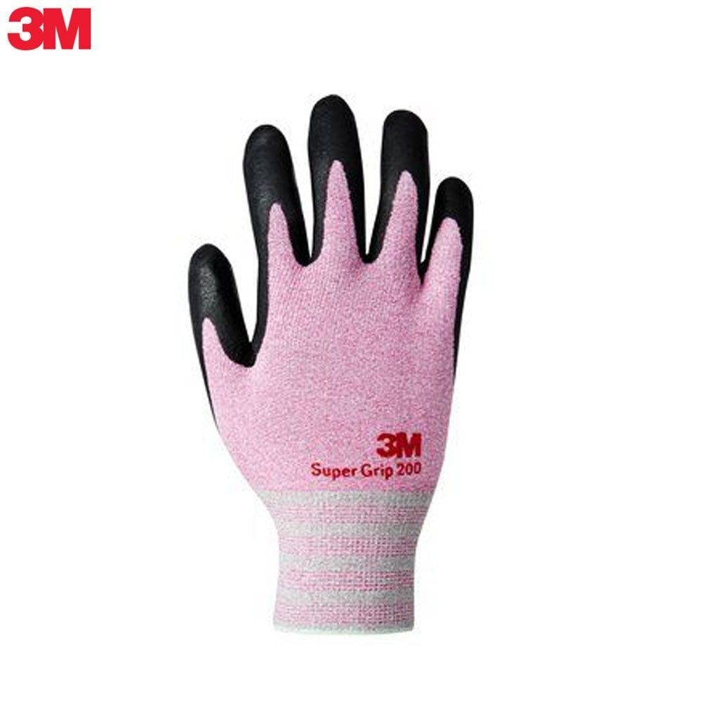코팅장갑 칼라장갑 3M 200 슈퍼그립 핑크