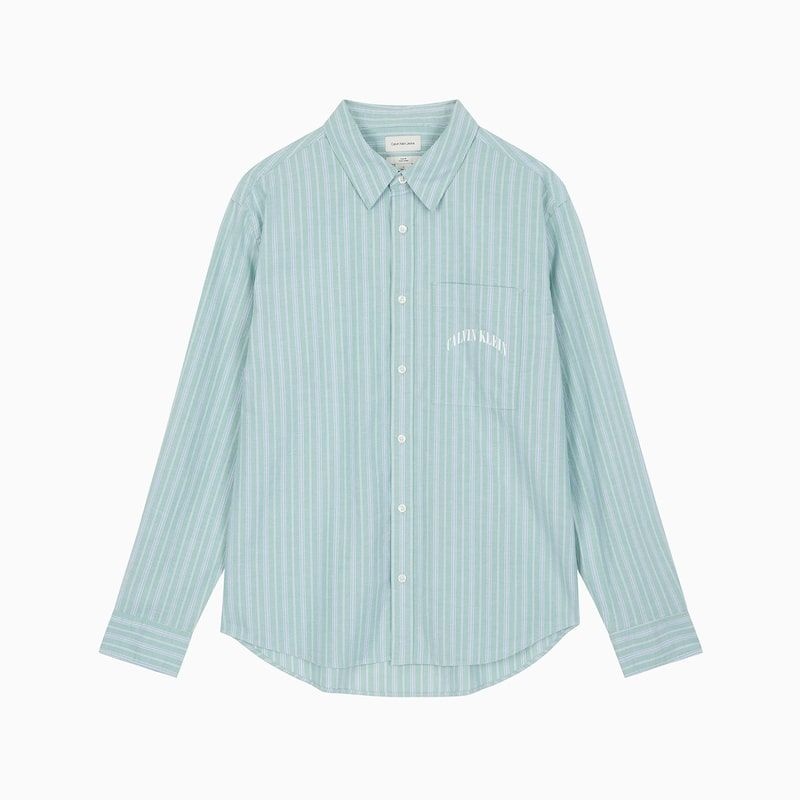 캘빈클라인 Calvin Klein Jeans [CK] 스트라이프 워시드 옥스포드 이지셔츠 4RF104G VFL