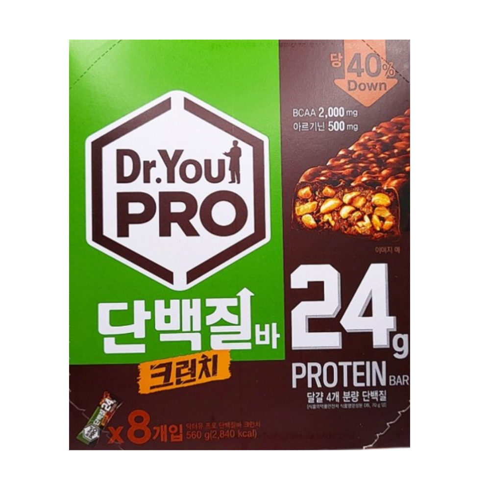 닥터유 프로 단백질바 크런치 70gx16개