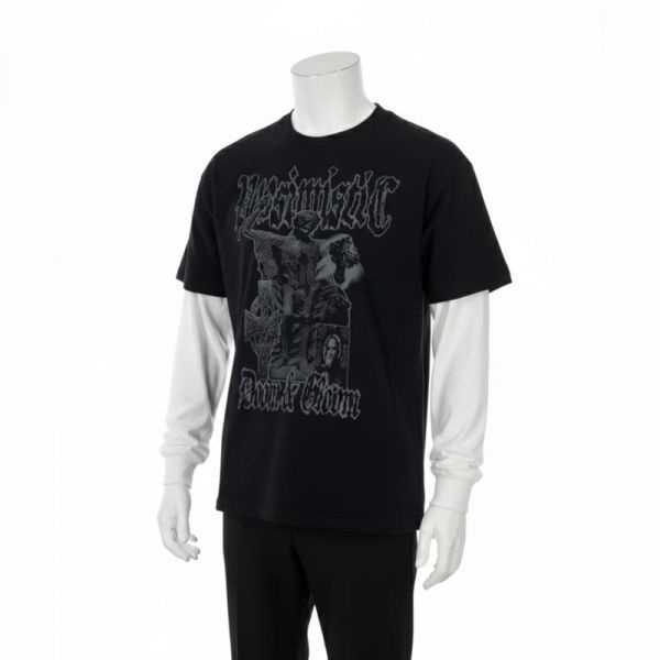 디파이클럽로버스 DEFYCLUBROBBERS 둠앤글룸 레이어드 롱슬리브 긴팔 티셔츠