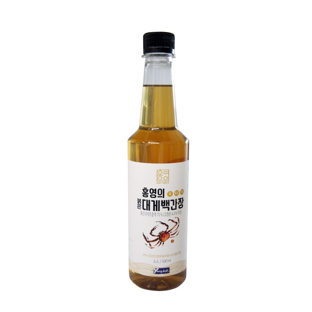 홍영의 붉은대게 백간장 500ml 1개