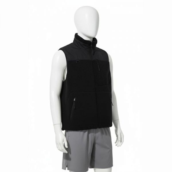 ALL ABOUT NEW 쉐르파 리버시블 블록 베스트 블랙