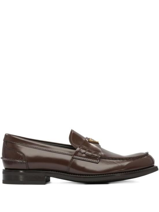 [해외] 프라다 25FW 프라다 브러쉬드 레더 로퍼 2DB223 055F0NBL BROWN