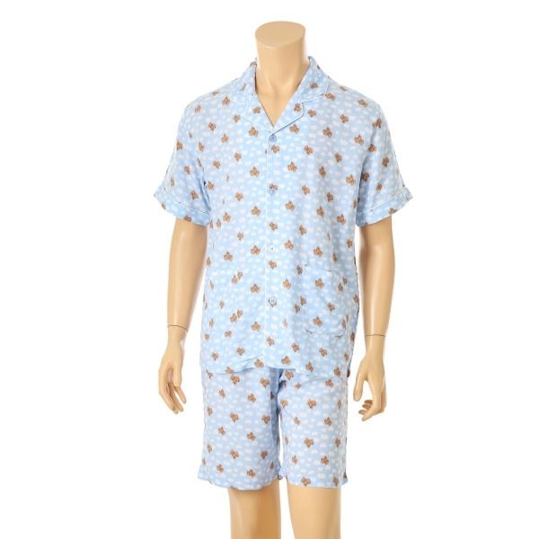 비너스 [모다아울렛][비너스]레이온 푸들 구름나염 파자마 남자 상하의 세트(SPA2606M)_CA 천안아산점