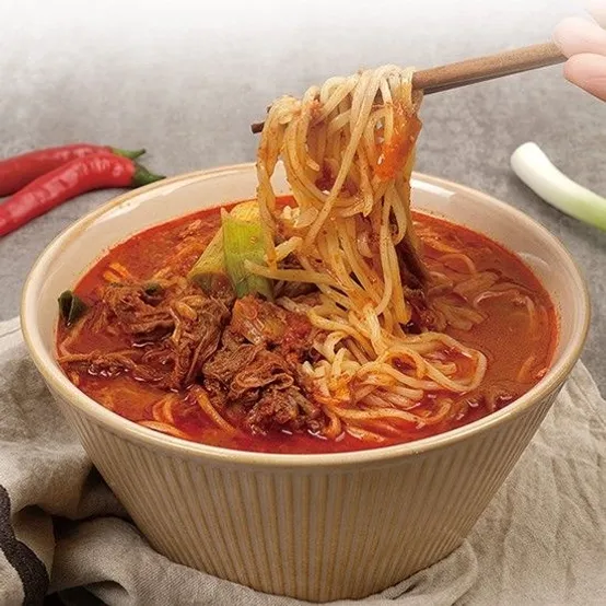 장순필 가마솥 특 육개탕 육개장 700g 5봉 + 생면1kg (200g 5개입)1봉