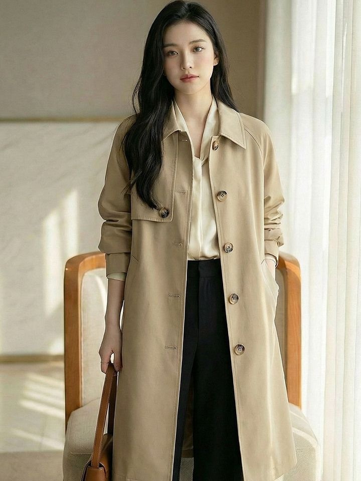 드레스허그 드레스허그 [패션플러스][드레스허그]비엔 캐주얼 트렌치 코트