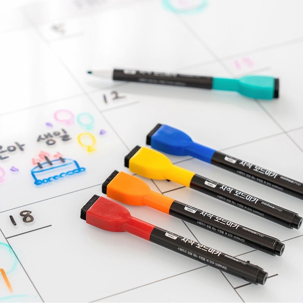 (주)다운포스 보드마카 자석 칼라 마커펜 수성매직 보드용품