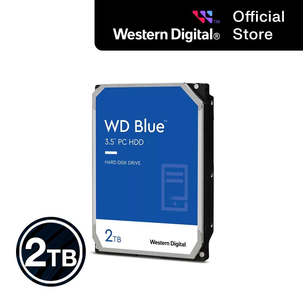 WD 웨스턴디지털 [WD공식스토어] WD BLUE 2TB HDD WD20EZBX 하드디스크 [우체국택배]