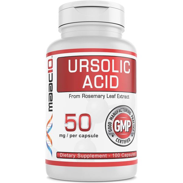 MAAC10 Ursolic 애시드 50mg 100캡슐 AMPK 효소 이뮨서포트