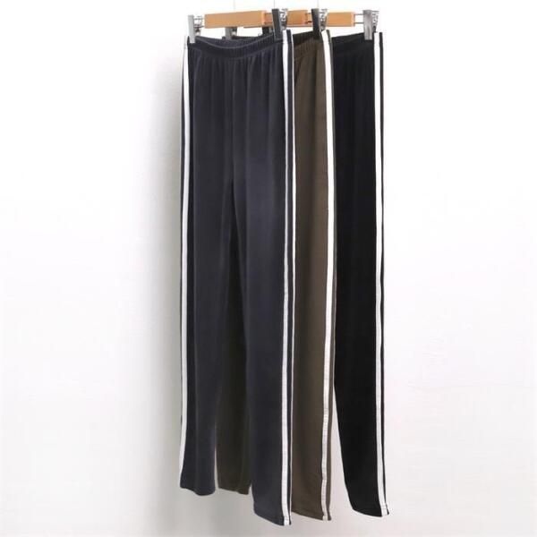 [강물처럼] 빅사이즈사랑해요 7510L111 벨로아 배색 레깅스 GO (7750380A)