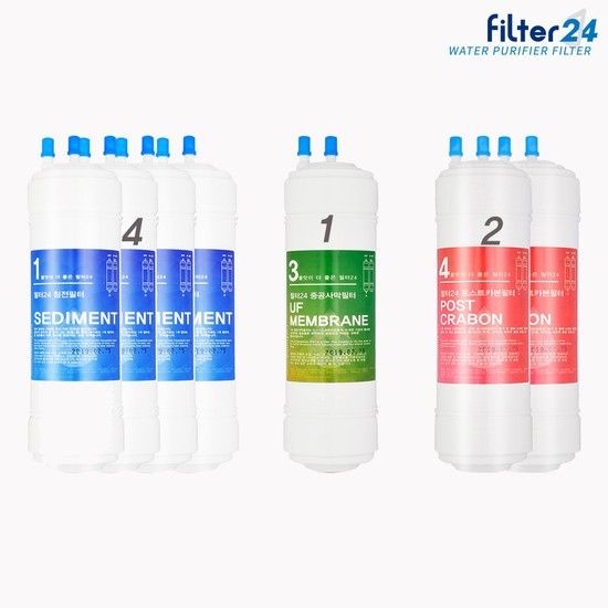 필터24 코웨이 CP-07BNO 정수기필터 호환 1년세트 [6인치 4+1+2]
