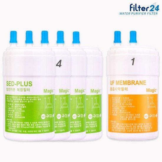 필터24 쿠쿠 CP-J011A 정수기필터 호환 1년세트 [4인치 4+1]