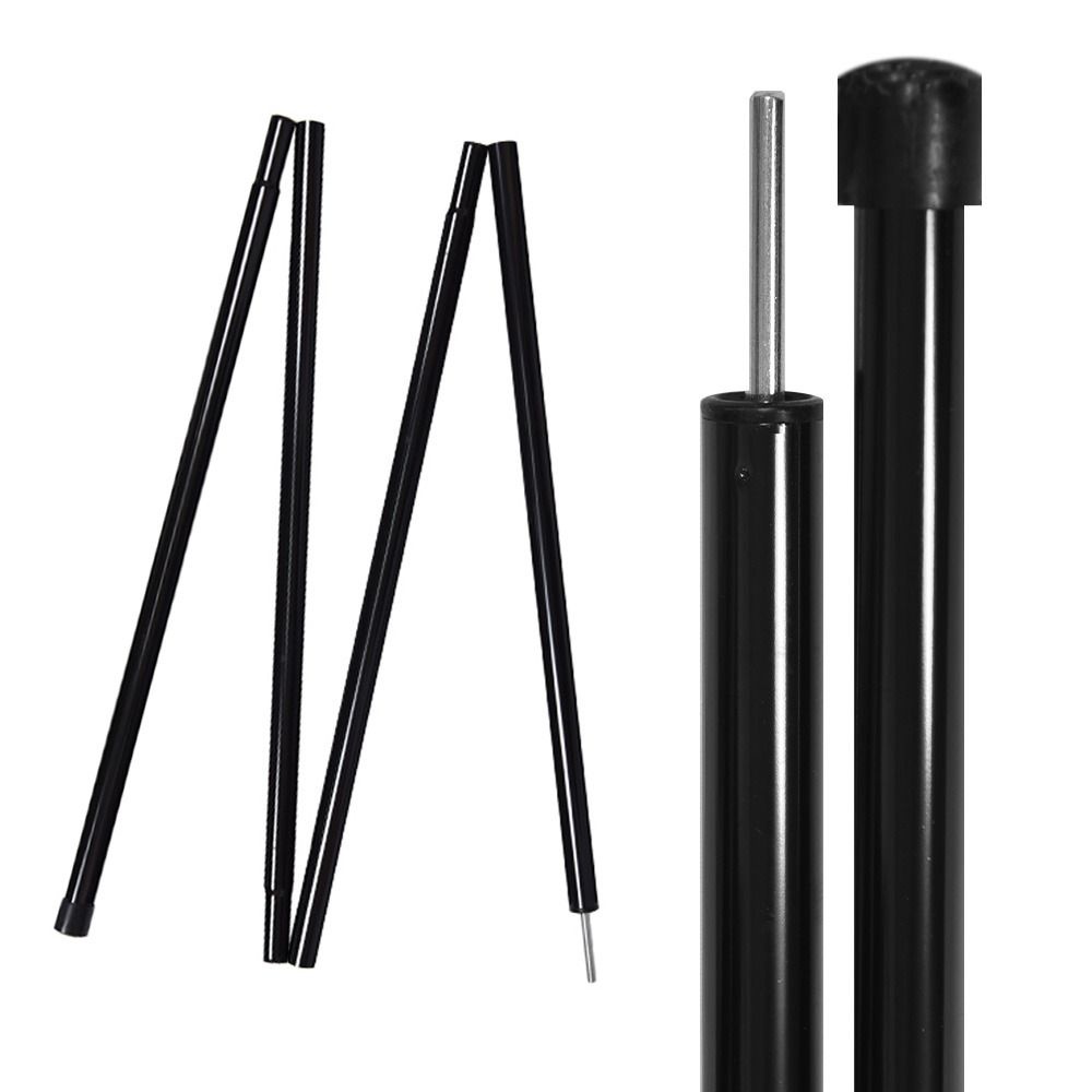 (현대Hmall) BUCK703 타프폴대 블랙 28파이 2100 1P 타프 텐트 타프폴대세트 단조팩 캠핑망치 캠핑 텐트폴대 텐트팩