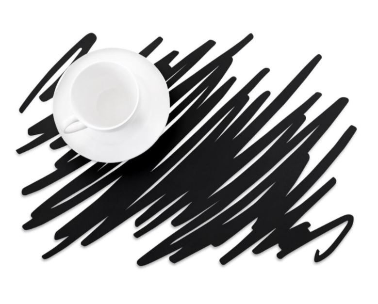 MoMA 뉴욕 모마 두들 스크래치 코스터 실리콘 컵받침 또는 실리콘 테이블 매트