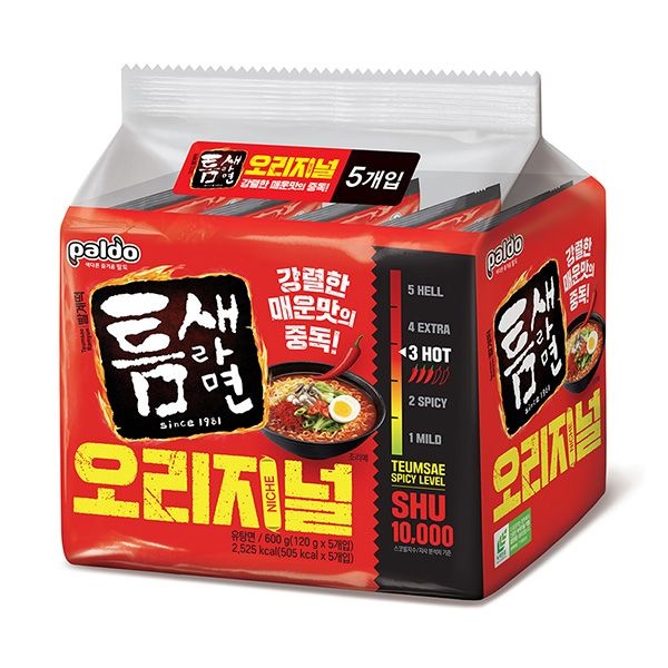 팔도 틈새라면 빨계떡 120g 40개