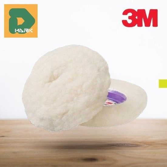 2개 3M 4인치 자동차 컴파운드 양모 패드 폴리싱 연마 (13918404)