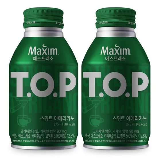 티오피 스위트 아메리카노 275ml 24입 x4박스 대용량 캔커피