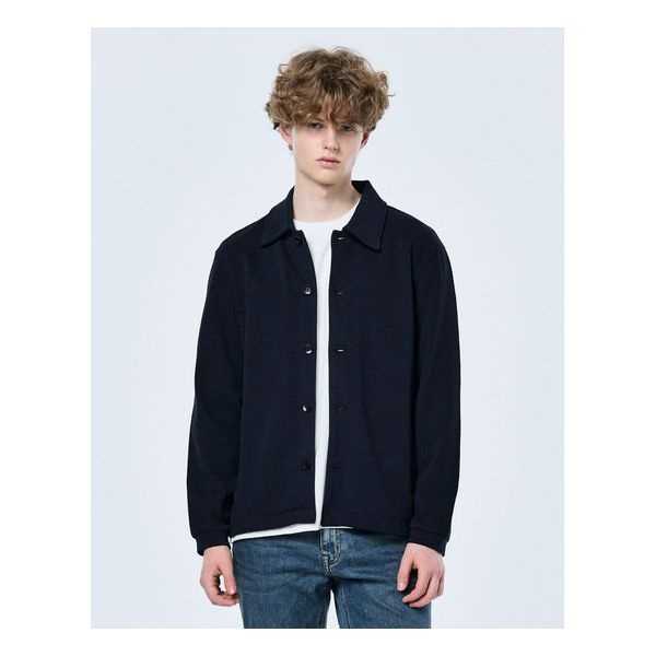 백화점정품 헤지스 남성 가디건 니트 선물 25SS 네이비 PK조직 카라 HZTS5A101N2 헤지스남성니트 남자코디 헤지스카디