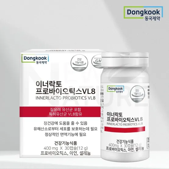 [동국제약][동국제약] 이너락토 질유래 유산균 프로바이오틱스 VL8 (400mg*30캡슐) : 롯데ON