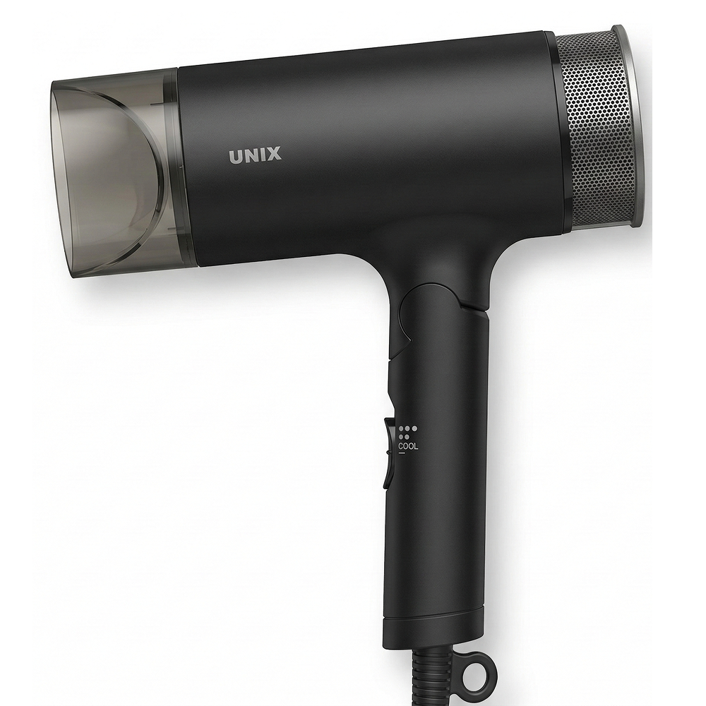 유닉스 메탈티 무광블랙 UN-A1610(UN-A1610N) 접이식 드라이기