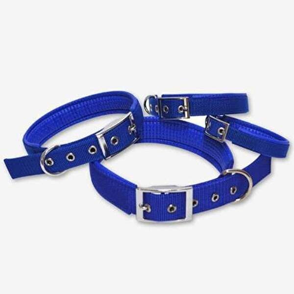 강아지목줄 댕댕이목줄 웨빙목줄 블루 L-WD409D3