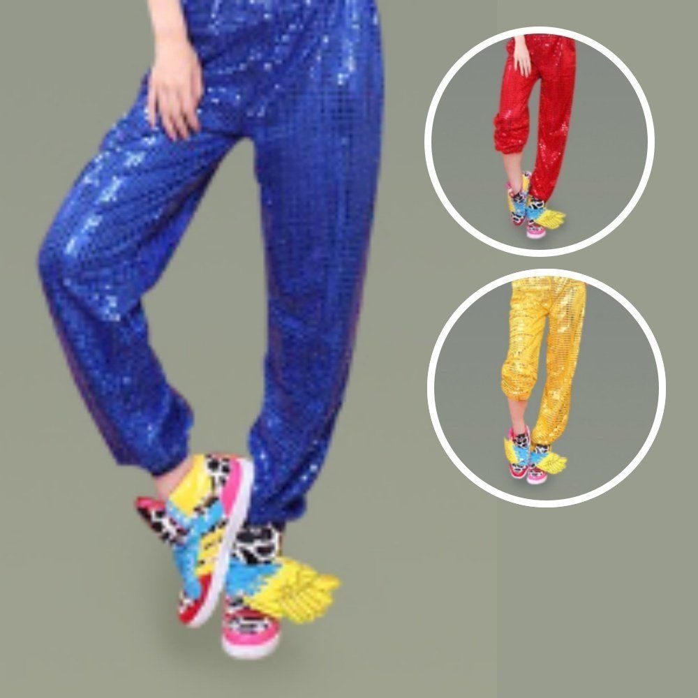 공연용 무대의상 반짝이바지 장기자랑 예술제 글바지