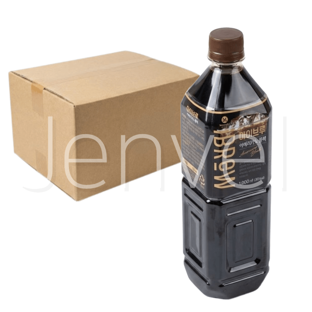 맥널티 아이브루 아메리카노 블랙커피 1L 12개 대용량 액상커피 한박스 (1L 12개)