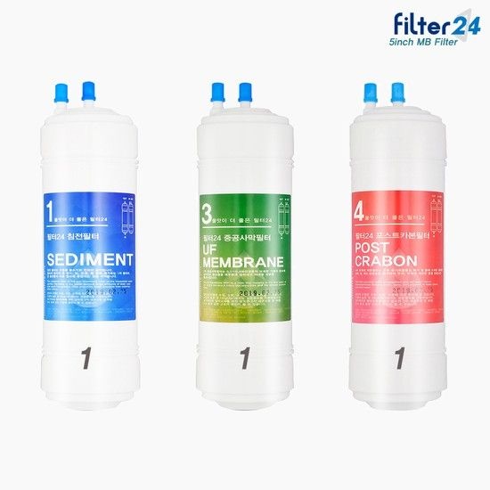 필터24 코웨이 CHPI-6500L 정수기필터 호환 전체세트 [6인치 1+1+1 중공사막]