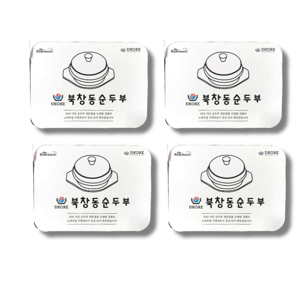  더반찬 북창동 순두부찌개 550g 4개