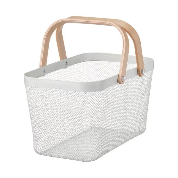 이케아 이케아 [이케아] RISATORP 리사토르프 바구니 대형 27x42x23cm/바스켓/손잡이박스/수납함/정리함