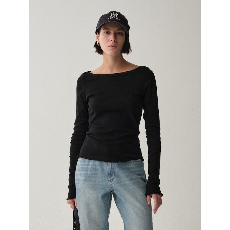 PREVAIL ★SSF SHOP 단독★PVIL Tate Top(Black) 1099202