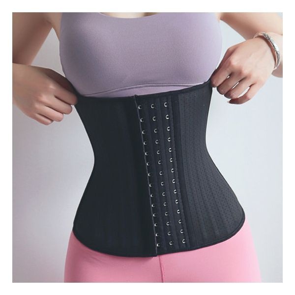 뱃살보정 라텍스 코르셋 25스틸 롱타입 다이어트복대 흉곽교정