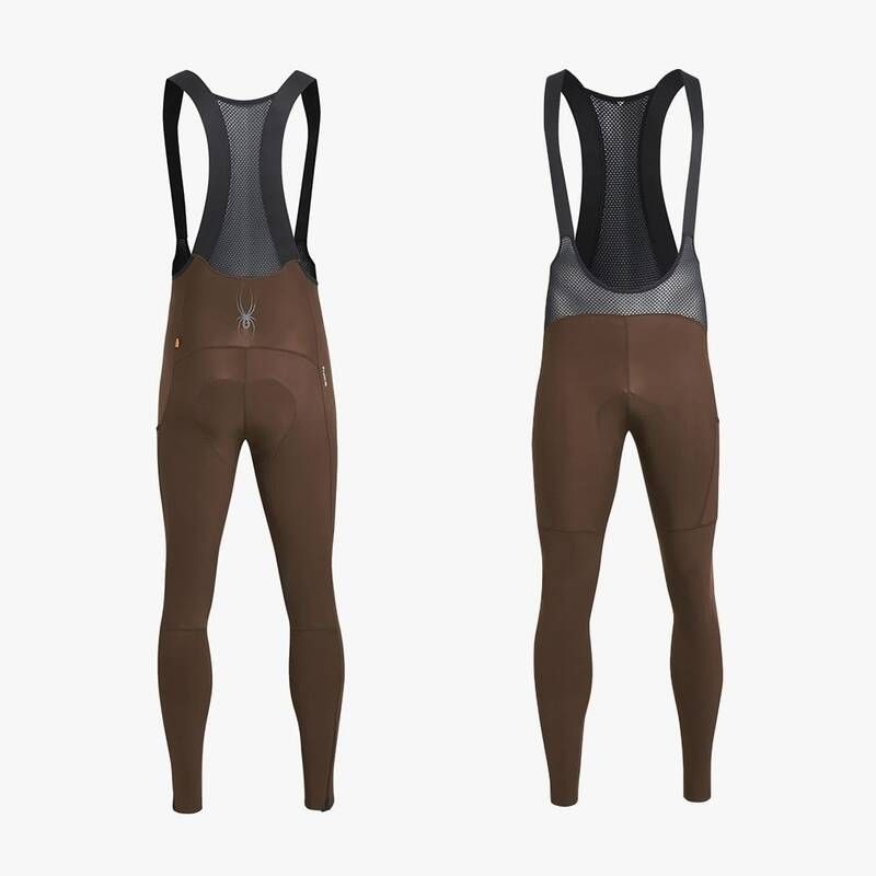 <매장정품> SPYDER 스파이더 남성 사이클 프로웹 기모 빕 타이즈 SPHFCNFP501MDBR 1208915