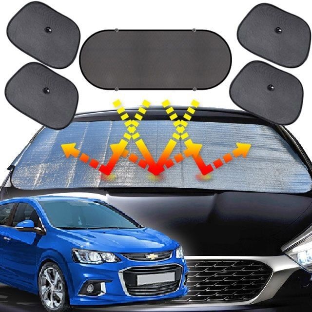 더뉴아베오해치백 햇빛가리개 6종세트 차박용품