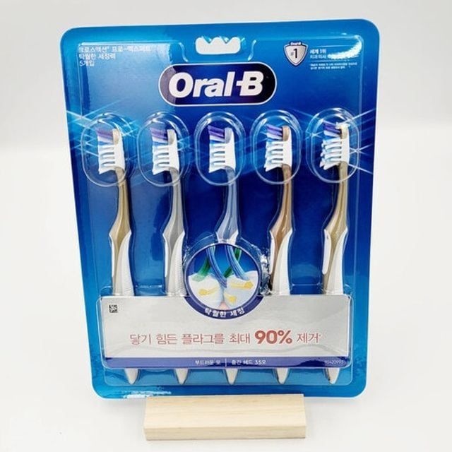 OralB OralB 프라그제거 파워팁 크로스액션 칫솔 5개입