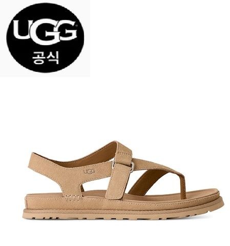 [롯데백화점] 어그 [공식][WOMEN] 26SS골든게이즈앵클 벨크로샌들(골든게이즈 엠보스드앵클랩) LE1221179660