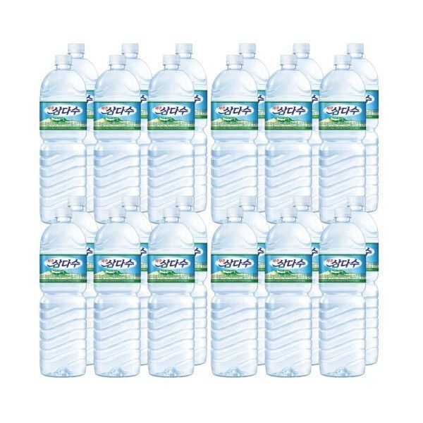 제주삼다수 미네랄 생수 청정수 랜덤라벨 2L 24개 GST