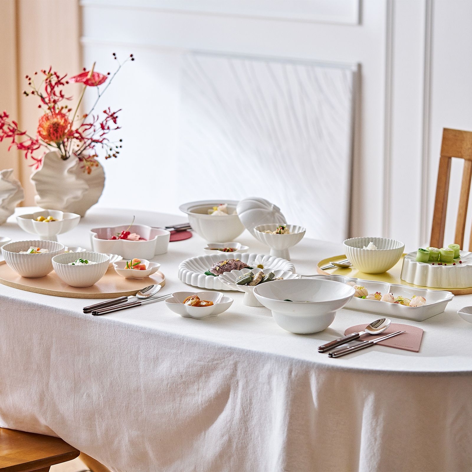 까사무띠 (현대홈쇼핑) [림스쿡] 까사무띠 부케 4인조 33p 세트